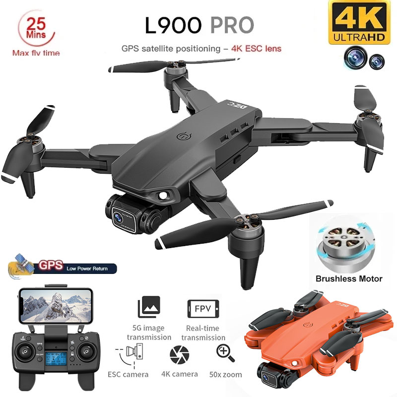 Drone Camera Lens - L900 Pro GPS Drone 4K Professional
