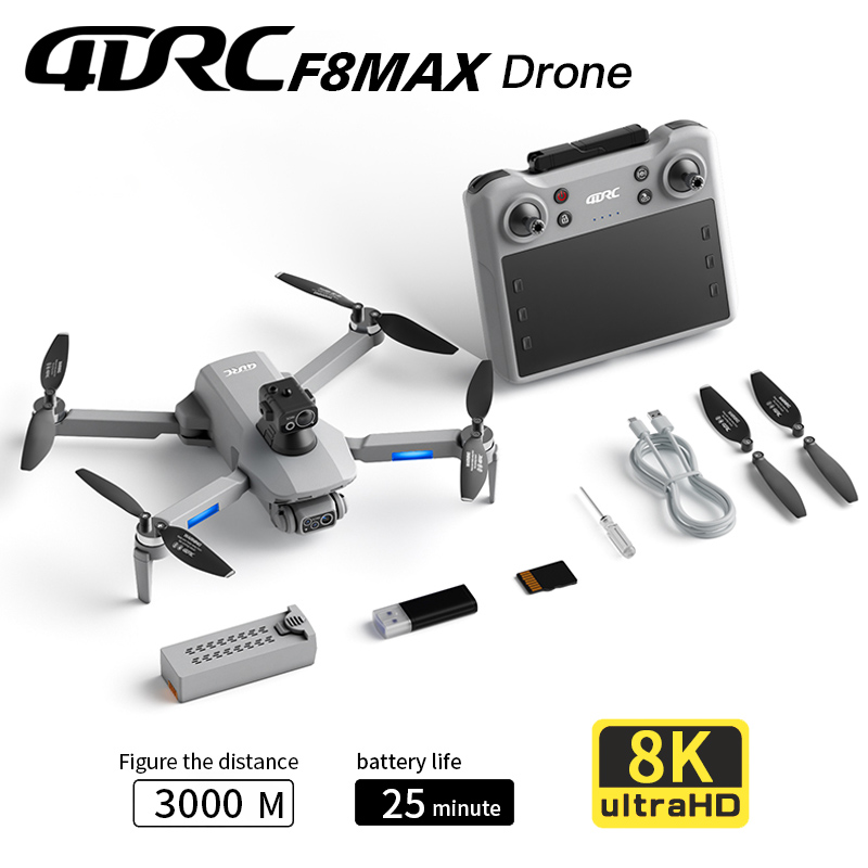 Drone Camera Professional - F8 MAX GPS Drone Professional 8K