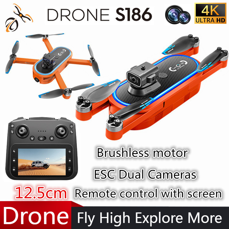 2025 S186 Drone Professional 4 - огляд і ціна Drone Camera Professional