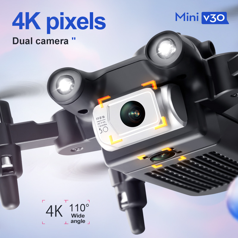 Mini V30 WiFi FPV Drone With 4 - огляд і ціна Drone Camera Lens
