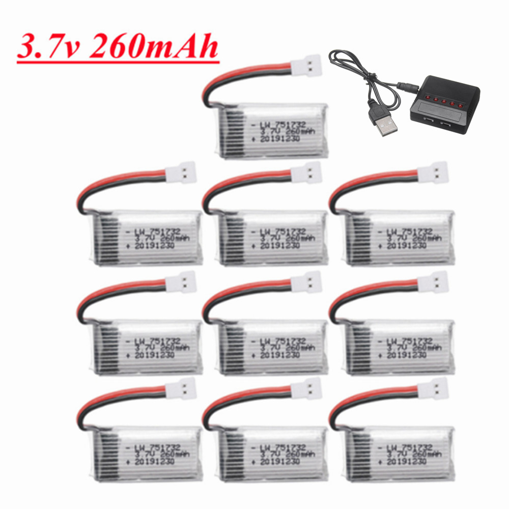 H8 H36 Battery 3.7V 260mAh Lip - огляд і ціна Eachine Drone E010