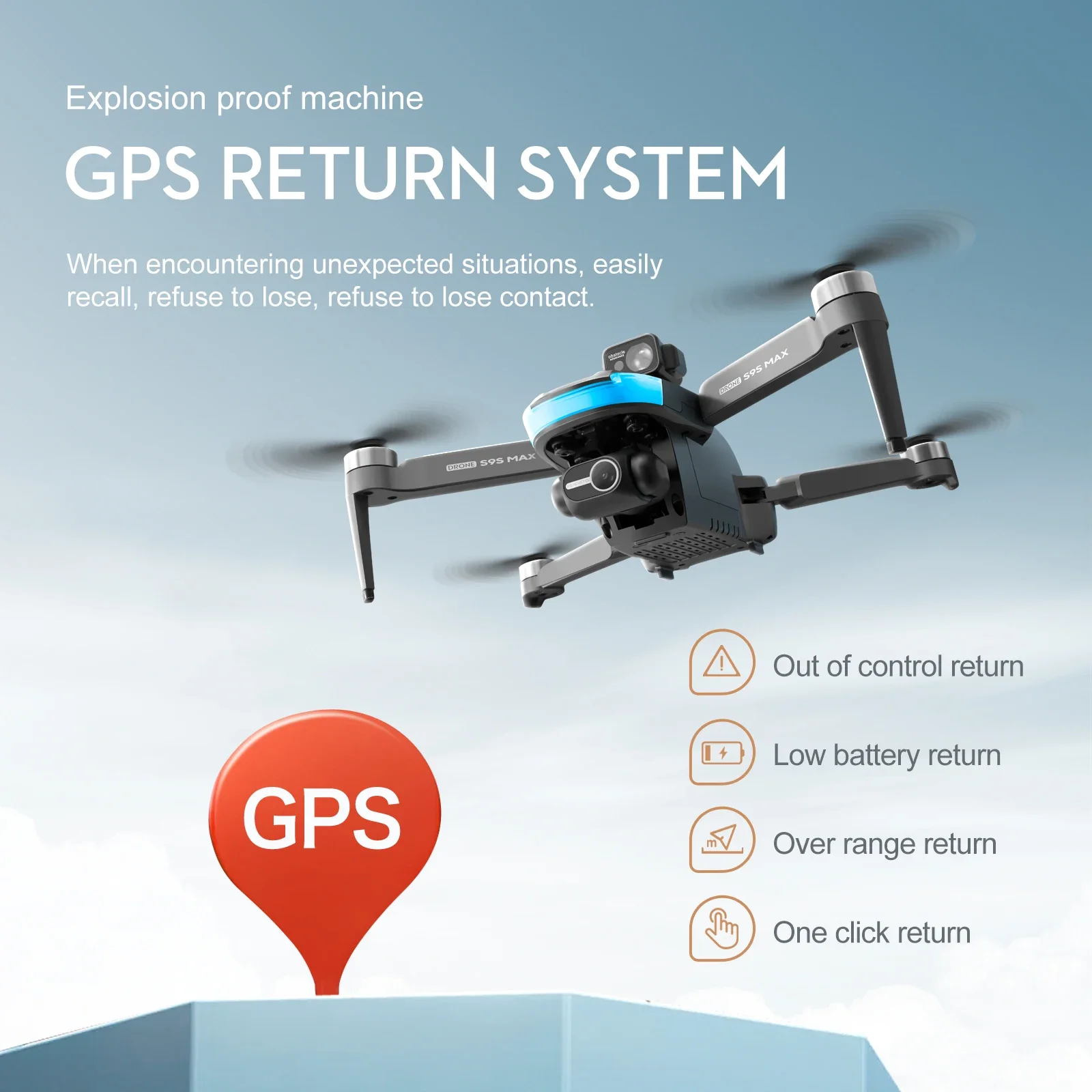NEW S9S MAX MINI Drone 4K 2-Ax - огляд і ціна Drone Camera Lens