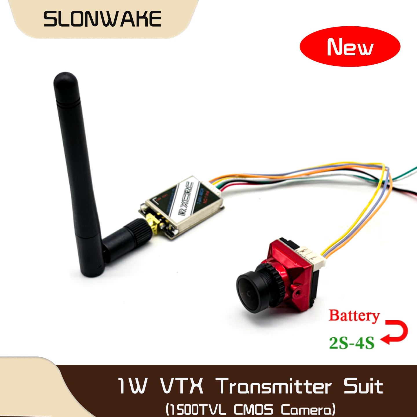 SLONWAKE  5.8G 48CH 1W VTX 100 - огляд і ціна Drone Camera Lens