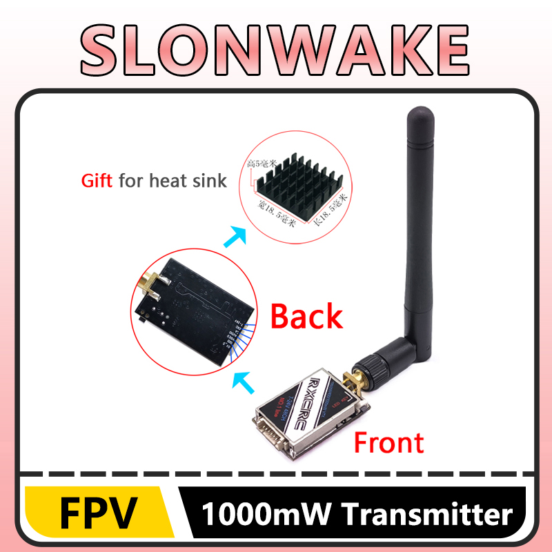 SLONWAKE  5.8G 48CH 1W VTX 100 - огляд і ціна Drone Camera Lens