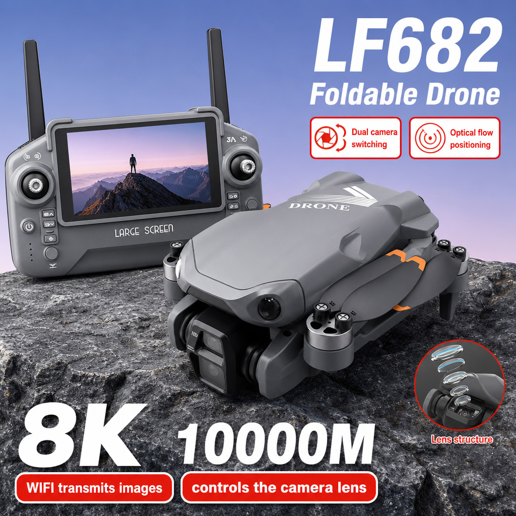 Aerial Photo LF682 Drone 8K HD - огляд і ціна Drone Camera Lens