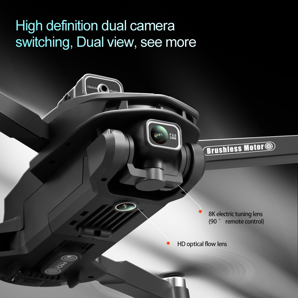V168 PRO Max GPS Drone 8K Prof - огляд і ціна Drone Camera Lens