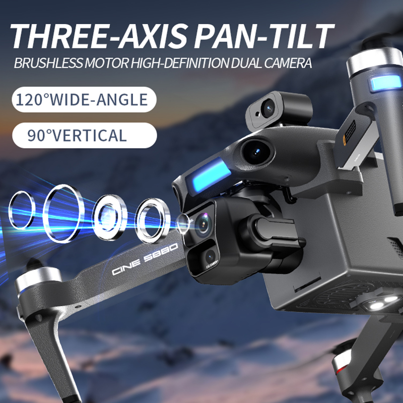 2026 New 8K Dual Camera Drone  - огляд і ціна Drone Camera Lens