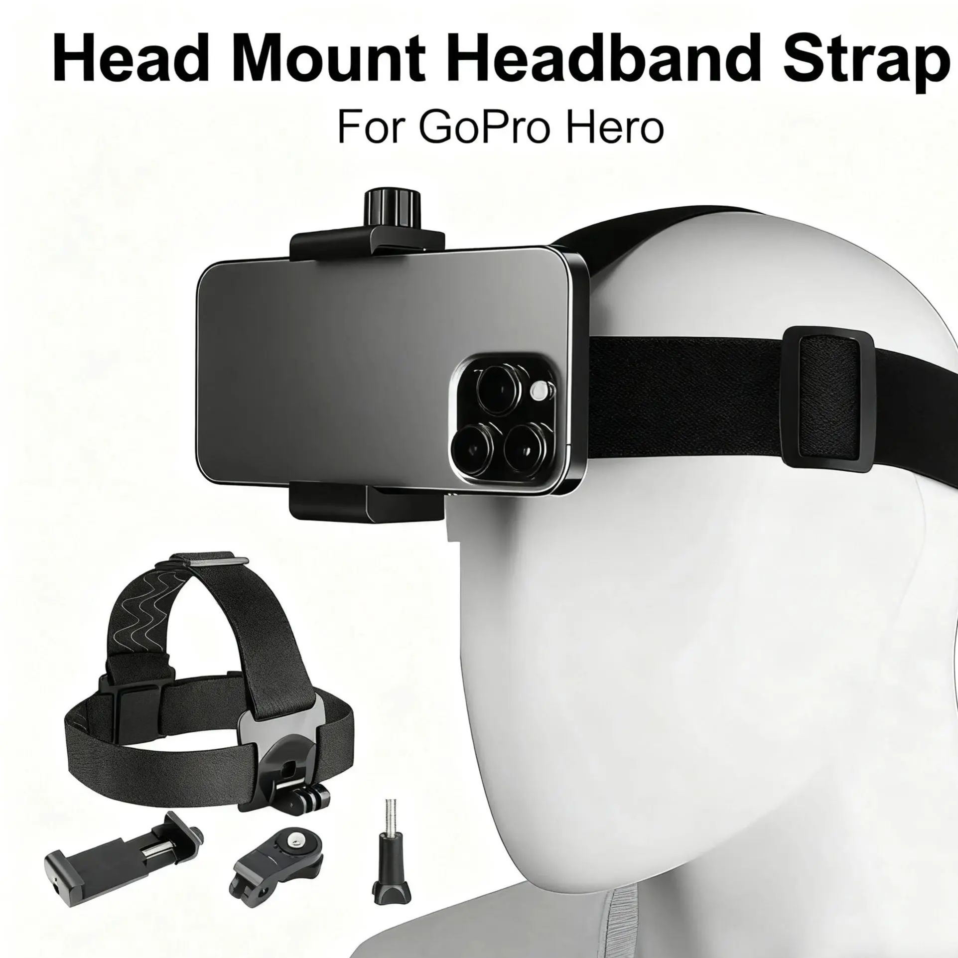 Head Mount Headband Strap Mobi - огляд і ціна Drone Camera Action