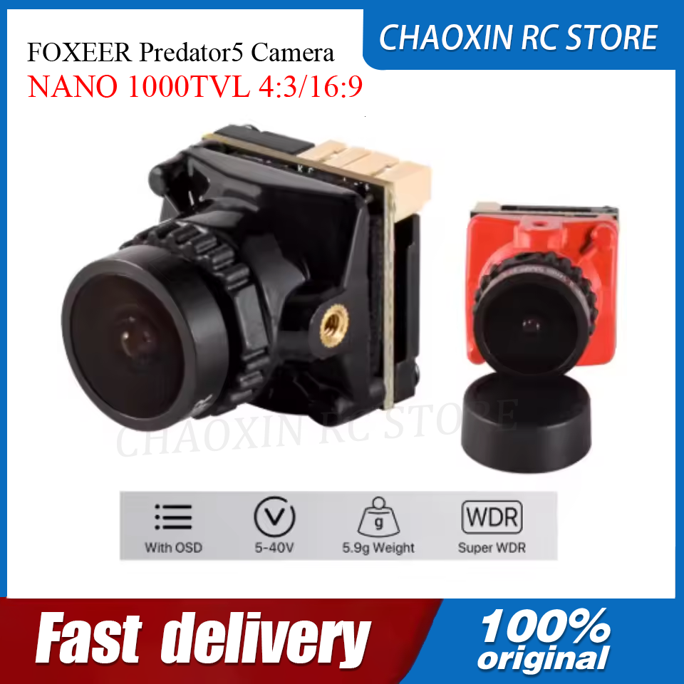FOXEER Predator5 Camera NANO 1 - огляд і ціна Drone Camera Lens