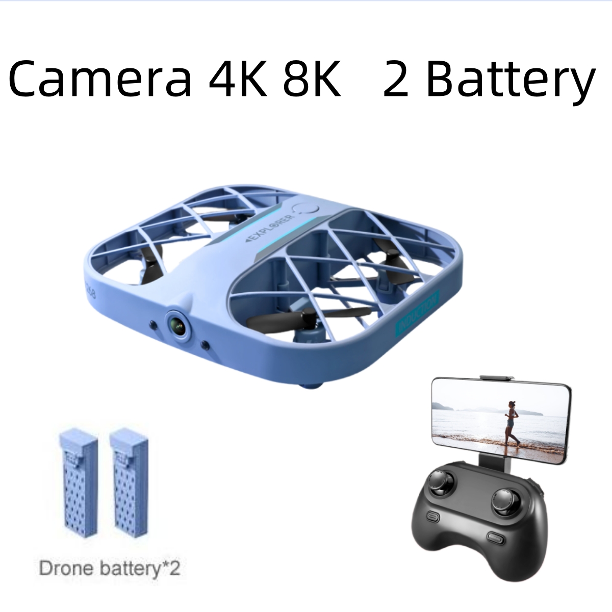 JJRC H107 FPV RC Drone with 2  - огляд і ціна Drone Camera Lens